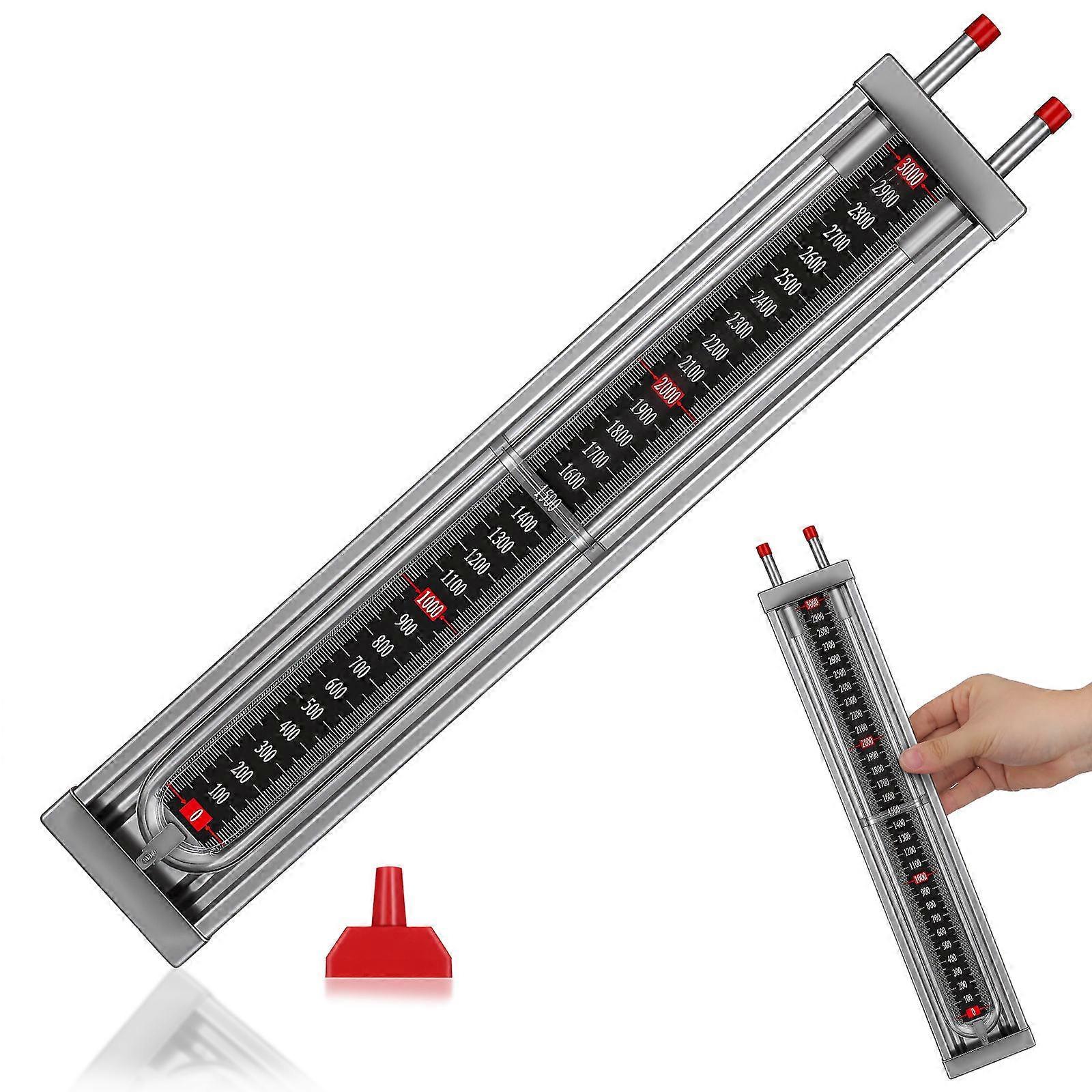 Vakuumrørtester differansetrykksmåler U rørmanometer trykkmåler tilbehør