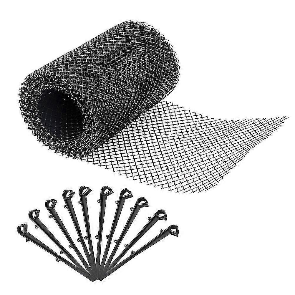 Gutter Guard Plastic Mesh Protector Leaf Protection Cover Netting Gutter Drain