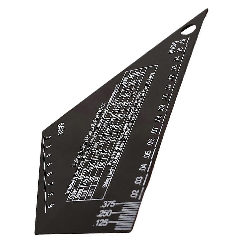 Guitar String Action Gauge String Height Ruler Guitar Leveling Ruler Luthier Tool