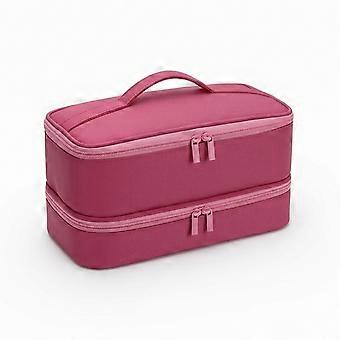 Doppellagige Aufbewahrungstasche für Föhn | Tragbare Reisetasche für Haarstyling-Geräte, ideal fürs Fitnessstudio