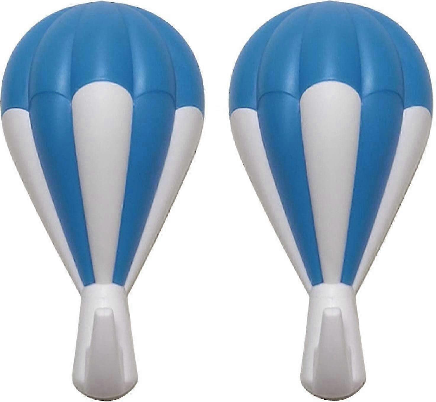 Creative Hot Air Balloon Hook Solid and No HoleBlue