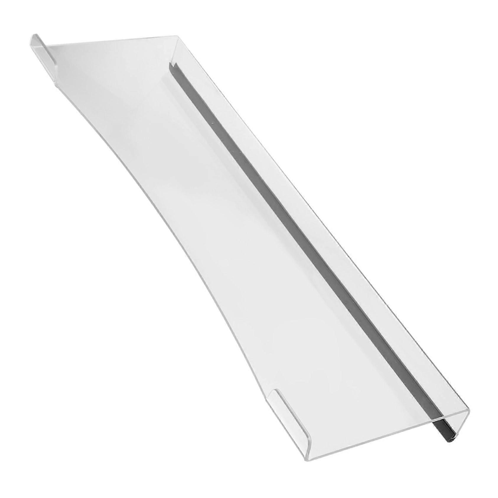 Clear Acrylic Keyboard Stand Riser for Desk Ergonomic Elevation with Non Slip Strips