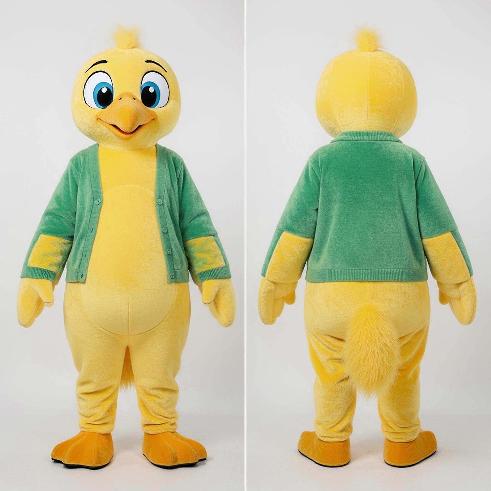 MASTICOT Yellow Sleek Albatross Mascot