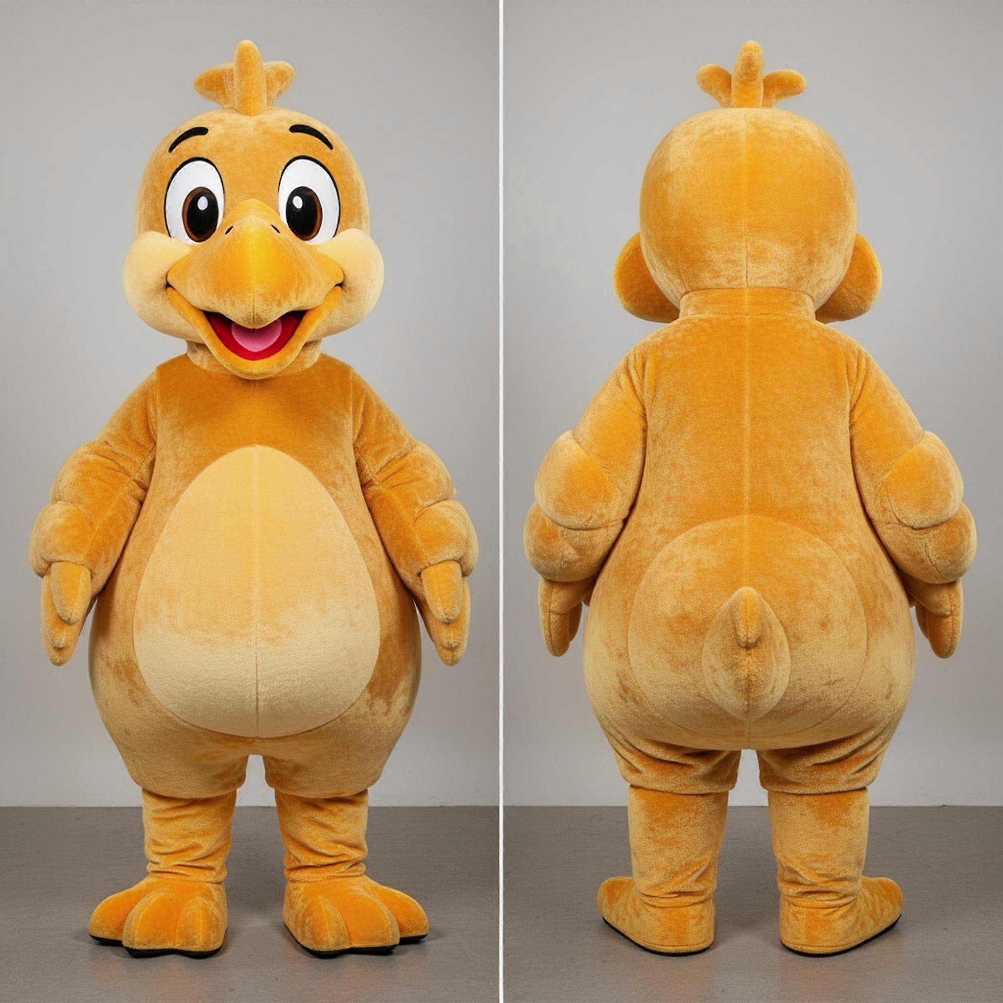 MASTICOT Golden Plush Dodo Bird Mascot
