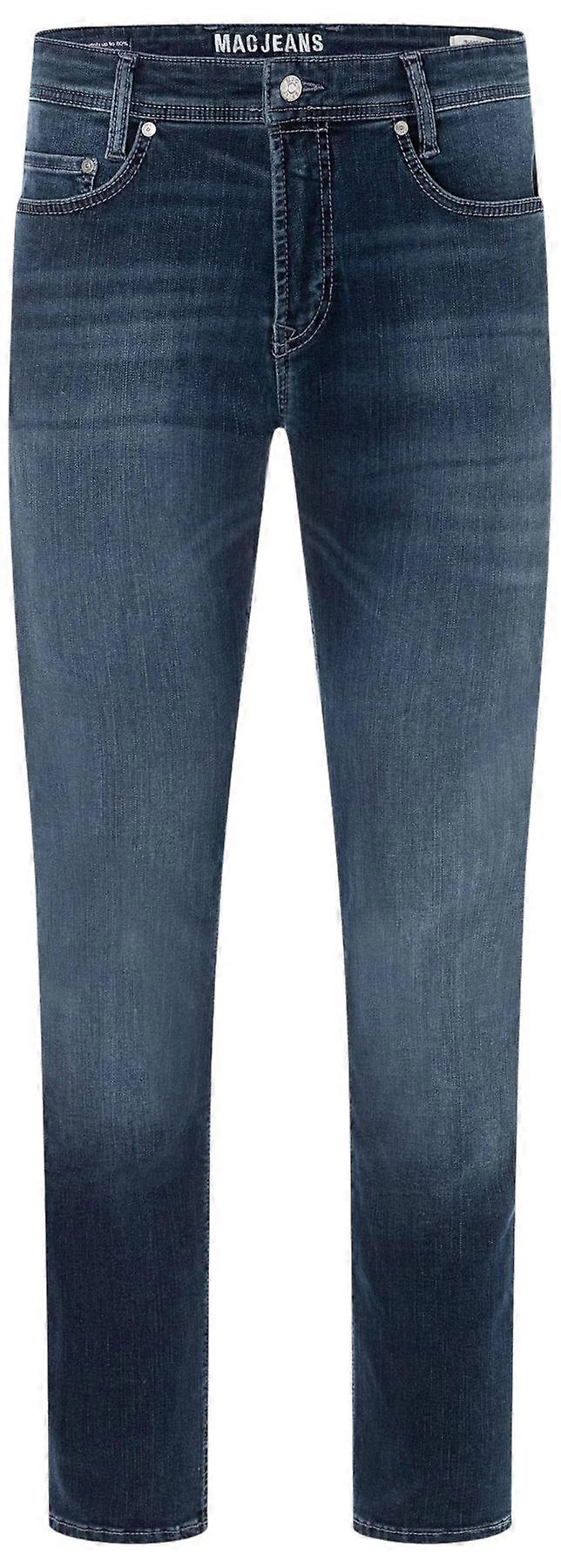 MAC Jeans Ultimate Driver Jeans - Blue Black Authentic Wash
