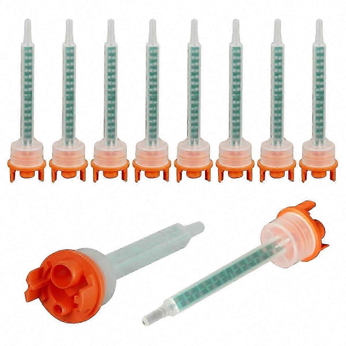 10 PCS Static Mixer Nozzle Tips, 16 Elements, 1:10 Ratio Mixing