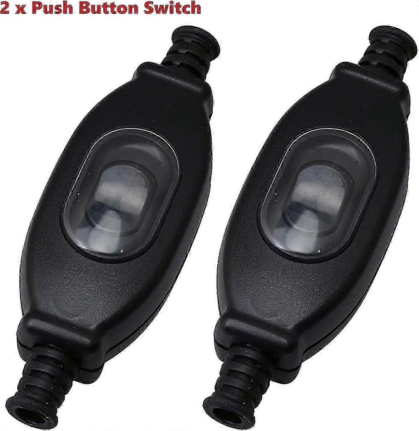 Cord Intermediate Switch Waterproof 2pcs Tactile Switch Dustproof Ip65 Cord Intermediate Switch