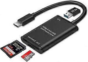 USB C to SD Card Reader Writer OTG Adapter USB 3.0 Micro SD Memory Card Reader Fg