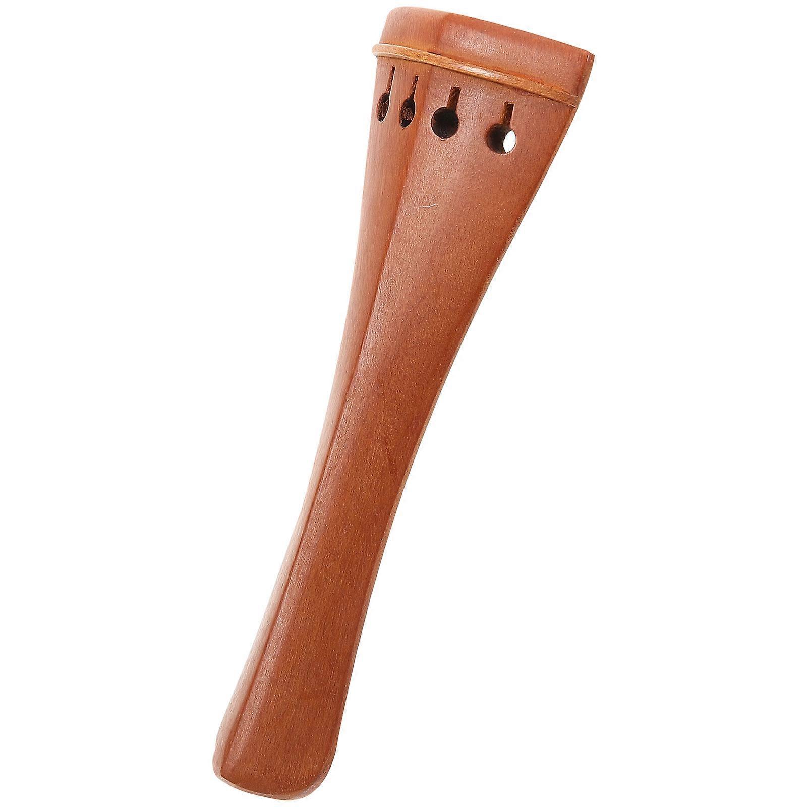 Brown Wooden Violin Tailpiece Replacement for Violin String
