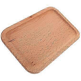 Durable Beech Rectangular Serving Tray for Dinner and Fruit