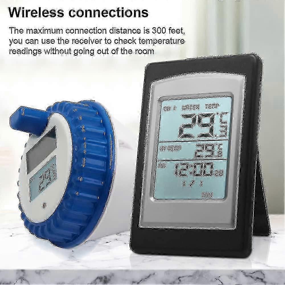 Pool Thermometer, Wireless Floating Easy Read, For Swimming Pool
