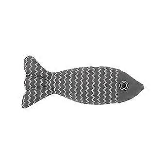Gestreiftes, wellenförmiges Fischspielzeug