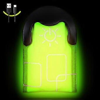 USB Rechargeable LED Light Armbands, Reflective LED Running Armband, Adjustable Flashing Band, Safety LED Clip-on Light