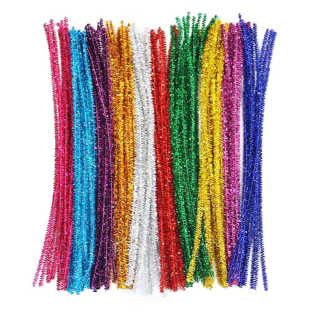 Multicolor Flash Glitter Sticks Bendable Stem for DIY 200Pcs Craft Set