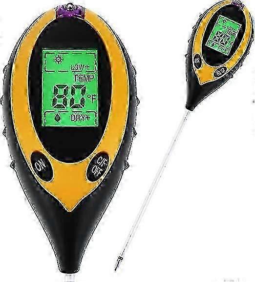 2. Four-in-one soil tester, with automatic backlight, measures multiple indicators and has wide applicability