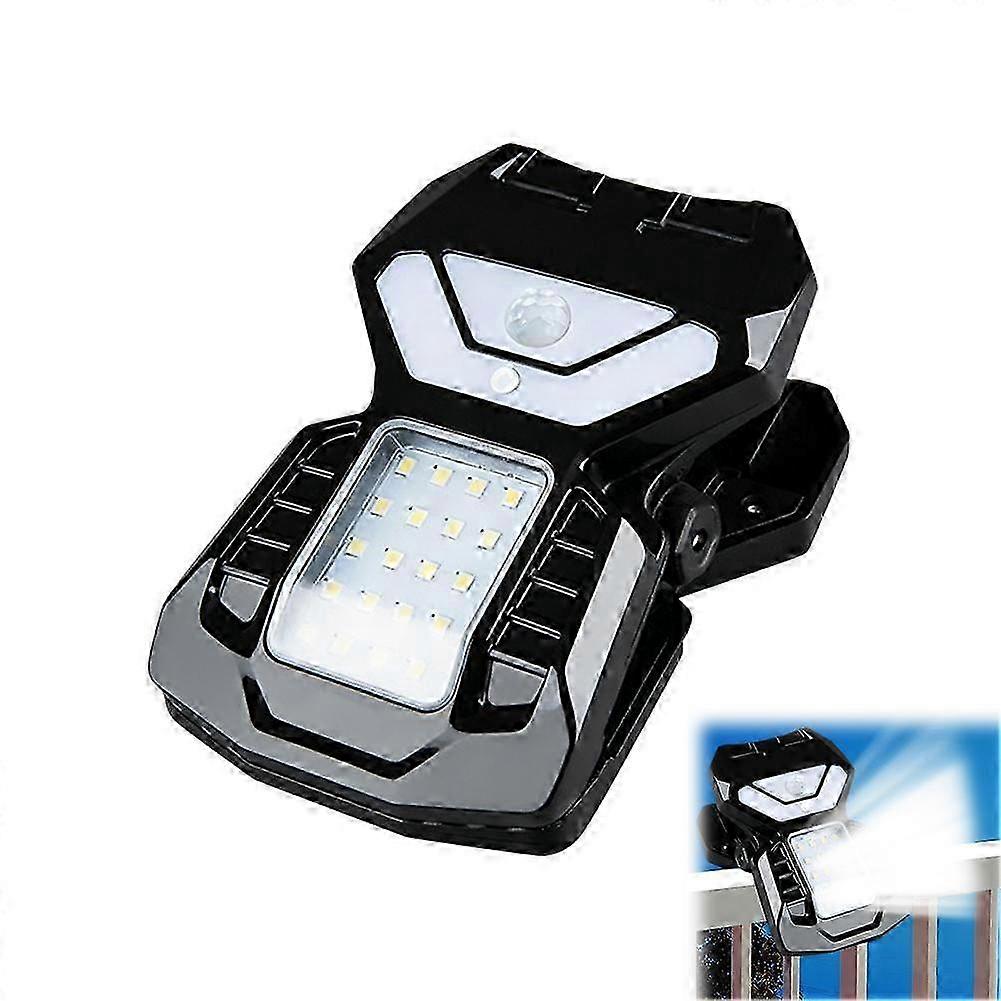 Weatherproof Solar Clip Light Motion