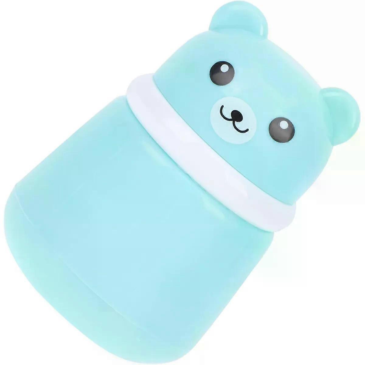 Bear Powder Puff Box with Puff, Large Capacity