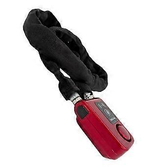 Bluetooth Smart Cykellås Smart Bluetooth Kedjelås Nyckellös Cykel med Stöldskyddslarm 115Db Appkontroll 80CM Röd