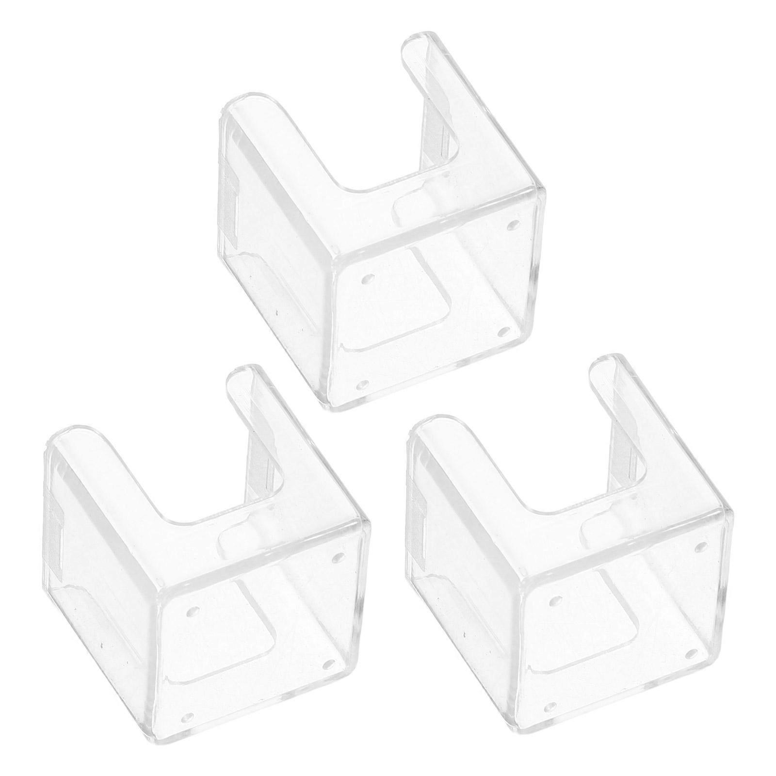 Billiard Table Cue Chalk Case Transparent for Storage 9Pcs Chalk Boxes