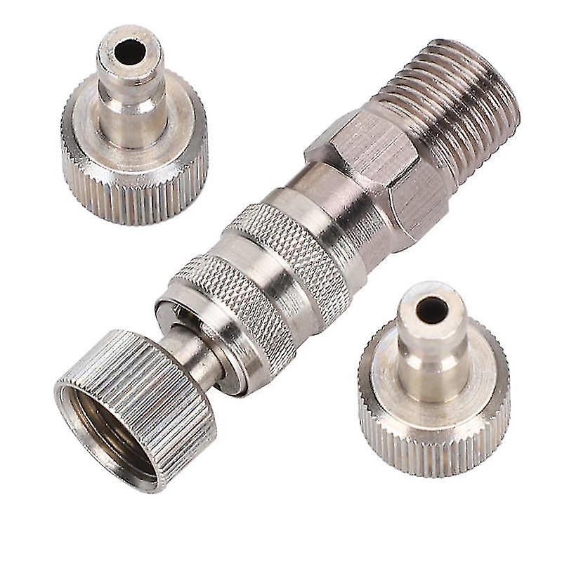 Airbrush Coupler Brass, Quick Release, Disconnect Fitting Coupling Adapter