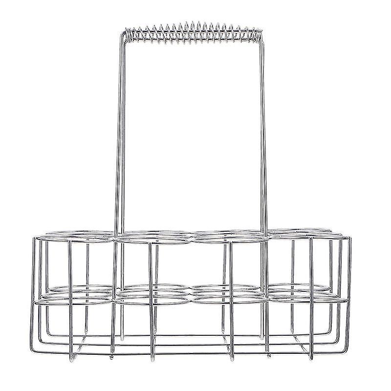 29X22cm Silver Wine Bottle Holders 1pc Iron Beer Carrying Rack Beer Bottle Holding Container Bar Sup