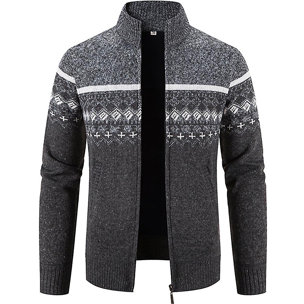 Kaxidy Men's Cardigan Sweaters Casual Knitted Sweater Knitwear Outwear
