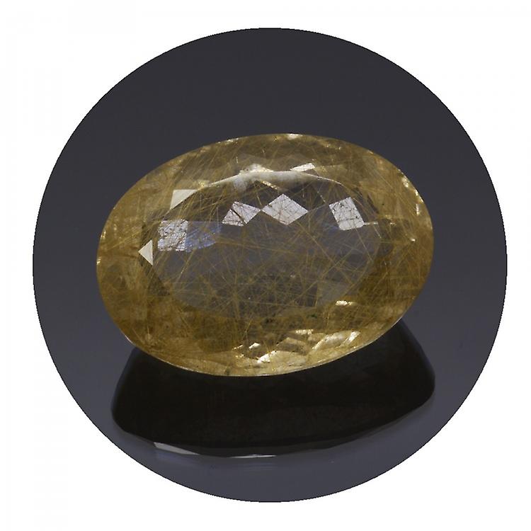 35,51 Ct. Rutile Quartz Oval Cut awo55