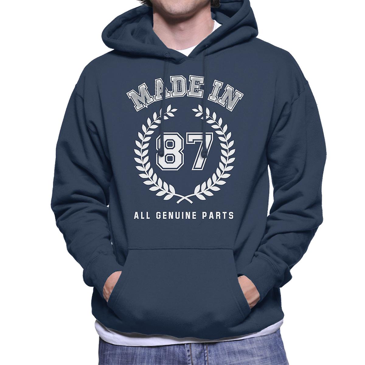 Gjort i 87 alle originale deler Hettegenser