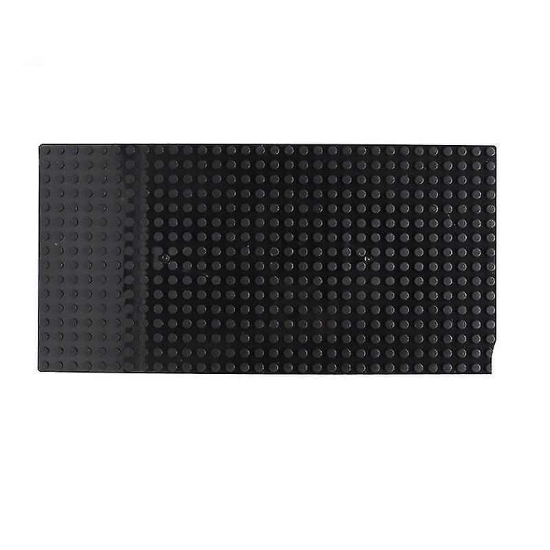 32X16 Black Plastic Assembly Blocks Base Plates Figures City Classic