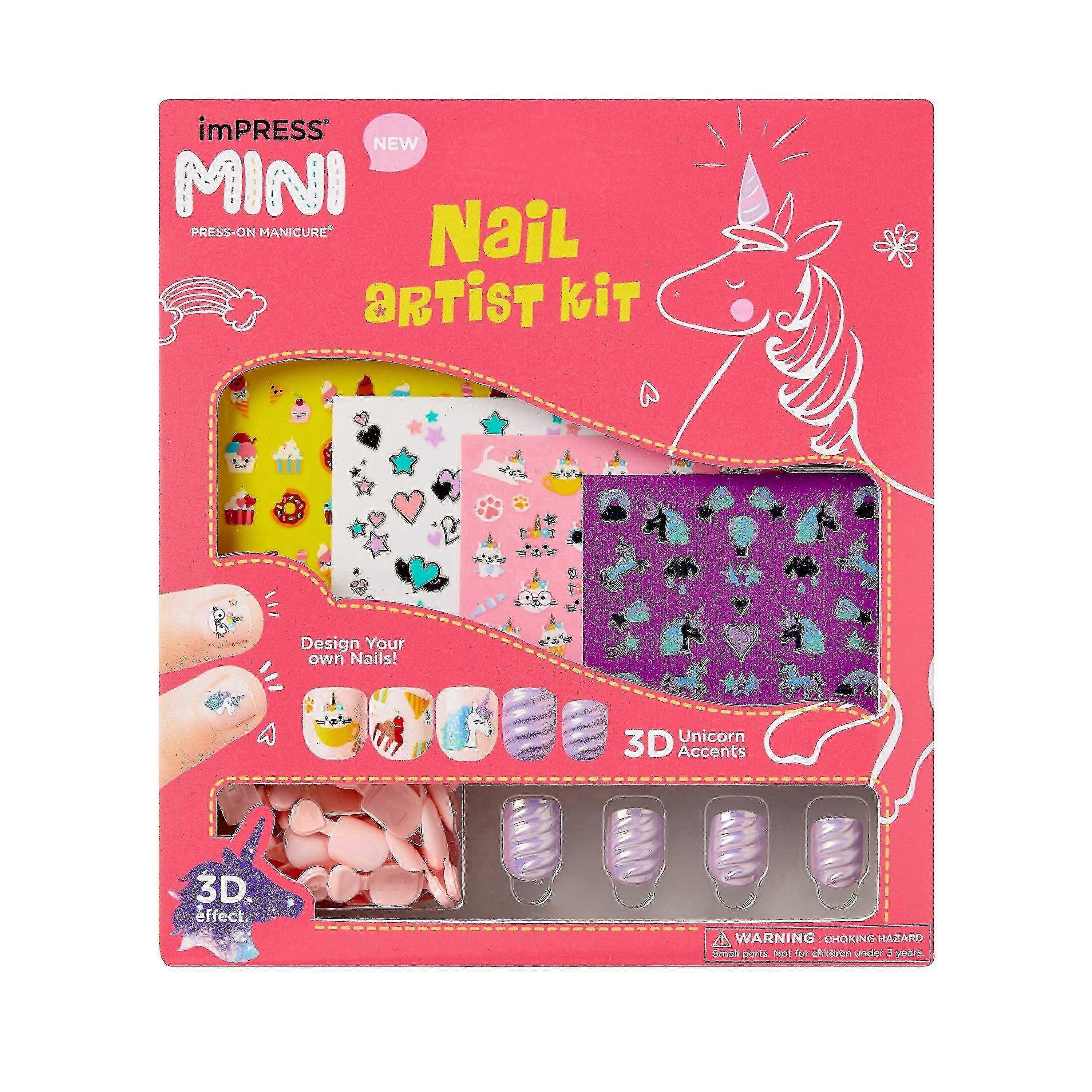 Impress Kiss 儿童美甲套装，26 件