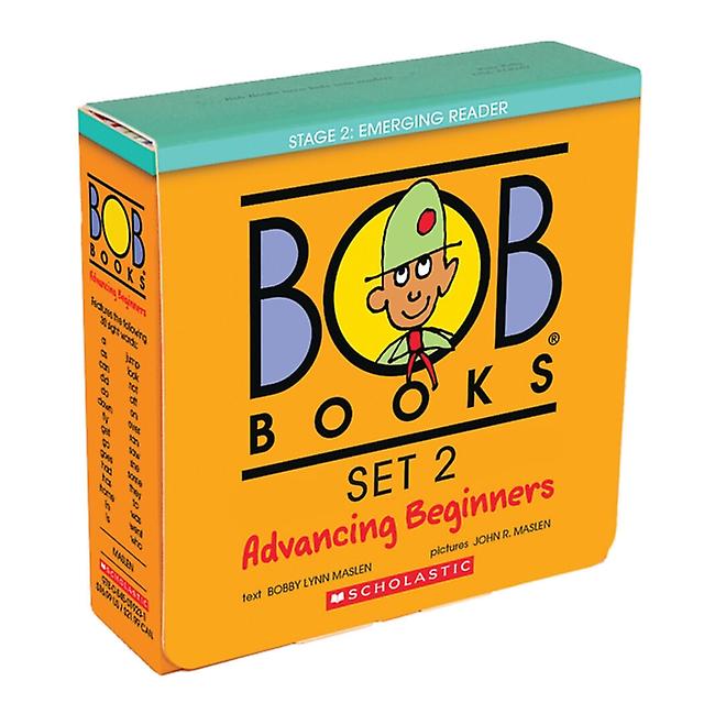Bob Books Set 2 Advancing Beginners Box Set 12 Books by Bobby Lynn Maslen Paperback Book