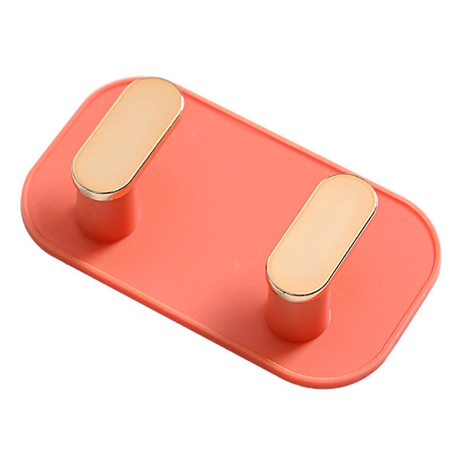 Wall Mounted Hanger Plastic Self-adhesive Hanging Hat Jacket Organizer Hook
