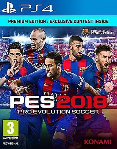 Pro Evolution Soccer 2018 - Premium Edition (PS4) - New & Sealed