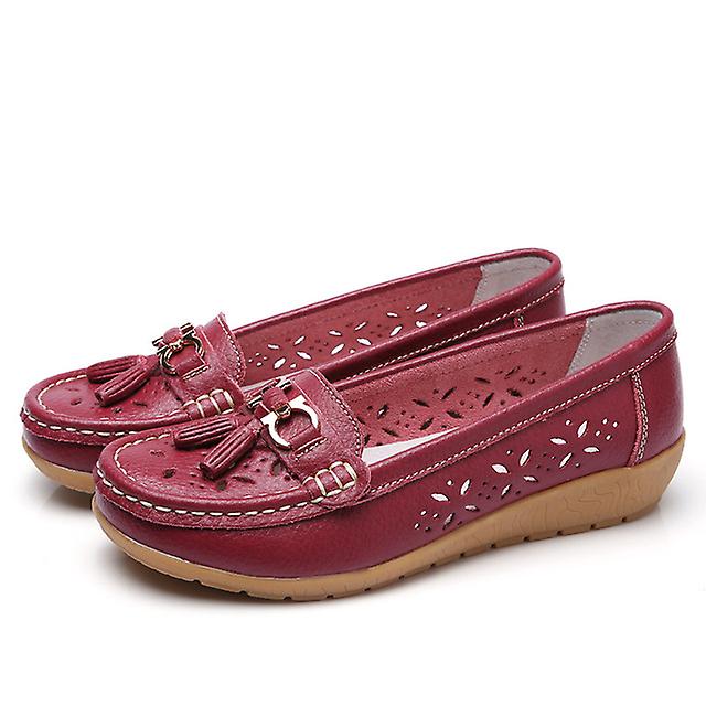 Loafers Weiches Leder Schuhe Frauen Flache Sommer Frauen