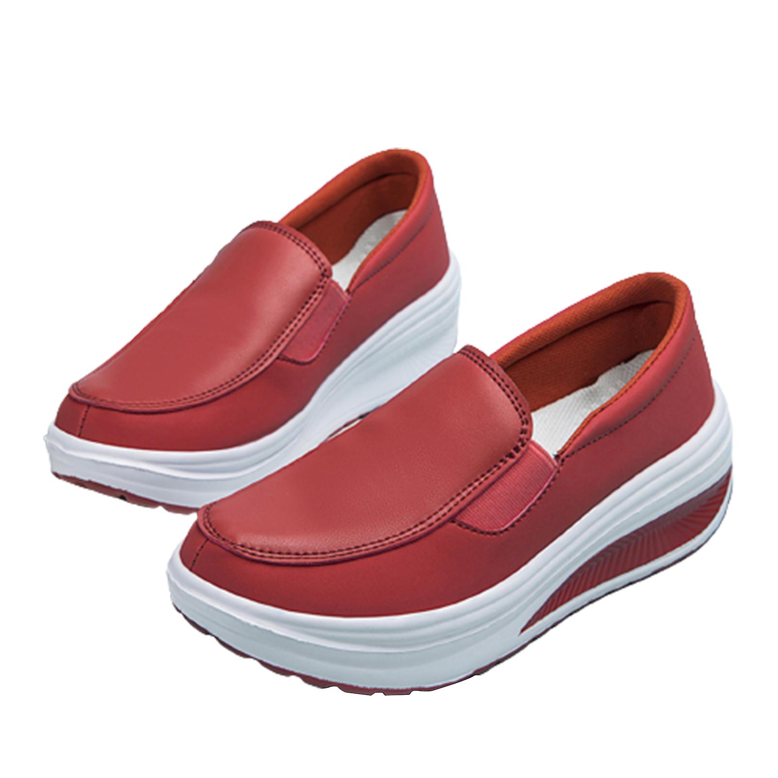 Womens Air Cushion Working Shoes Lady Breathable Walking Shoes Suitable For Going Beach Side Wear