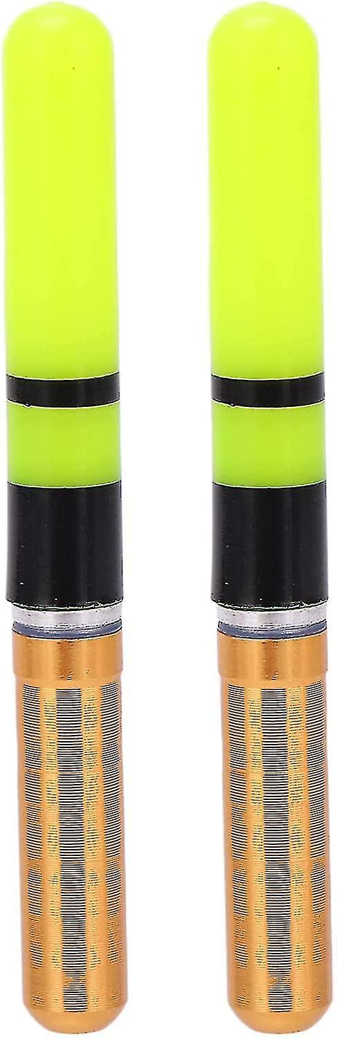 Fishing Floats, 2pcs Luminous Buoy Light Night Fishing Bobber With Battery Electronic Lighted Bobber