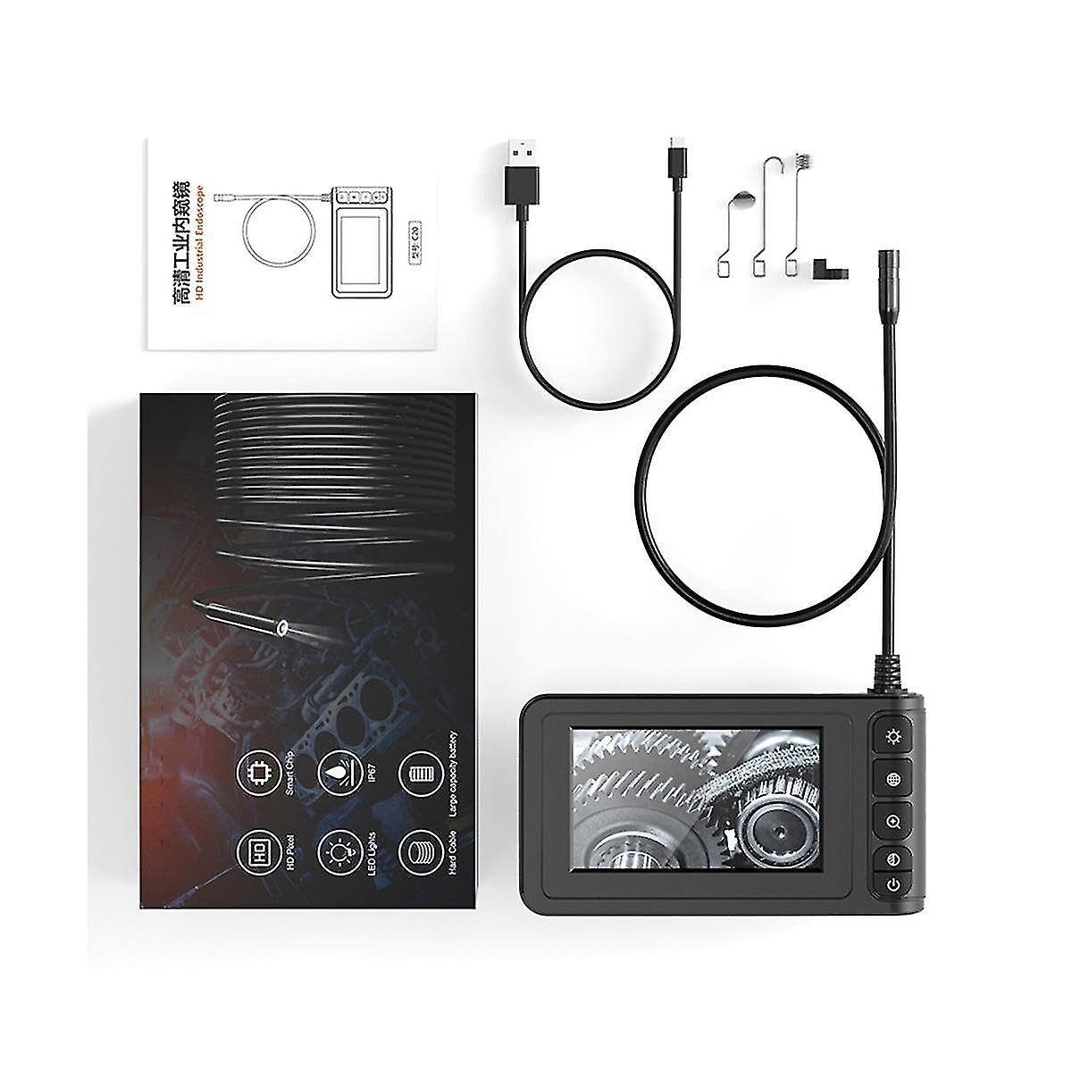 Indrial Scopes Borescope Camera, 4.3inch Lcd Screen Hd Digital Snake Camera Sewer Inspect