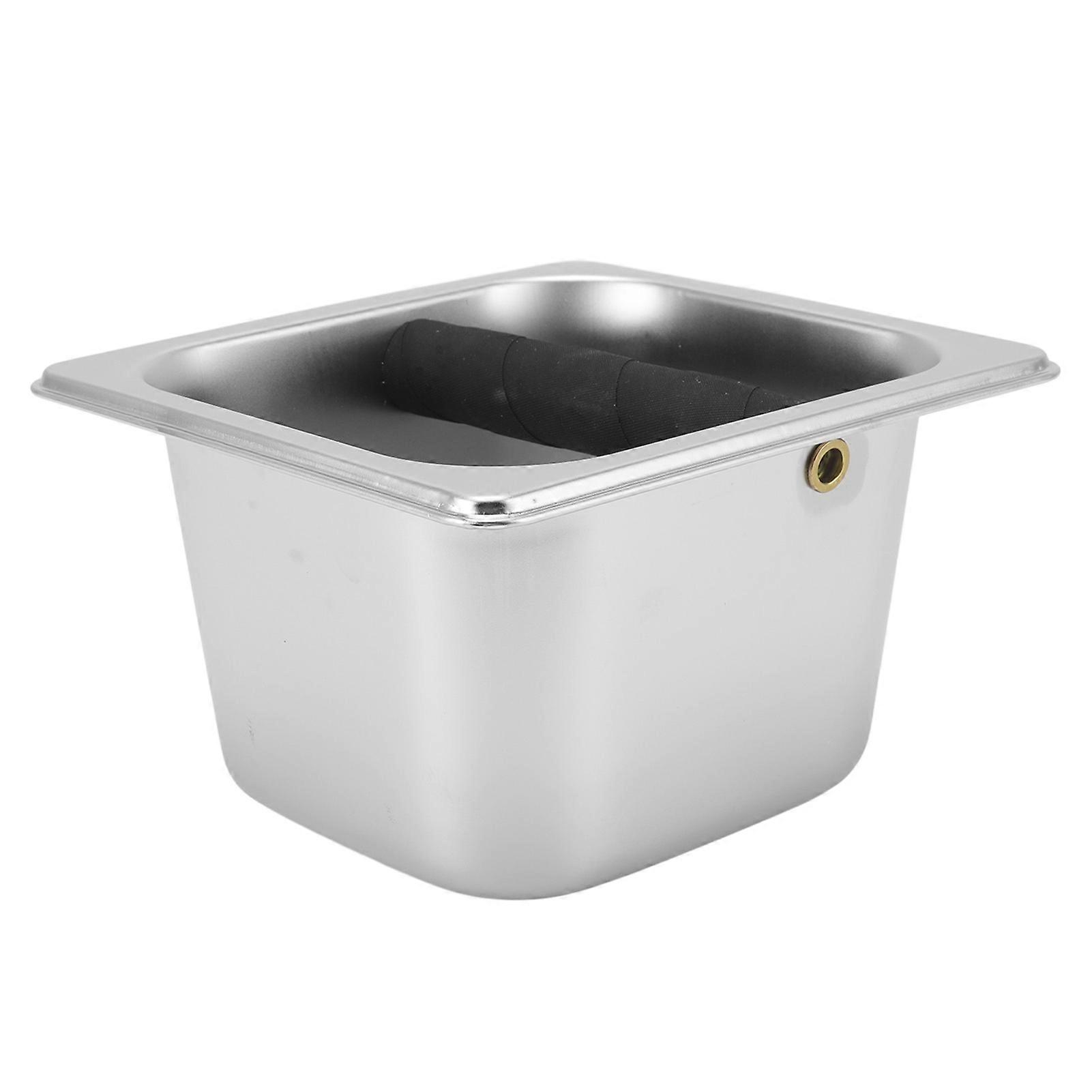 Stainless Steel Coffee Knock Box, Coffee Grounds Container