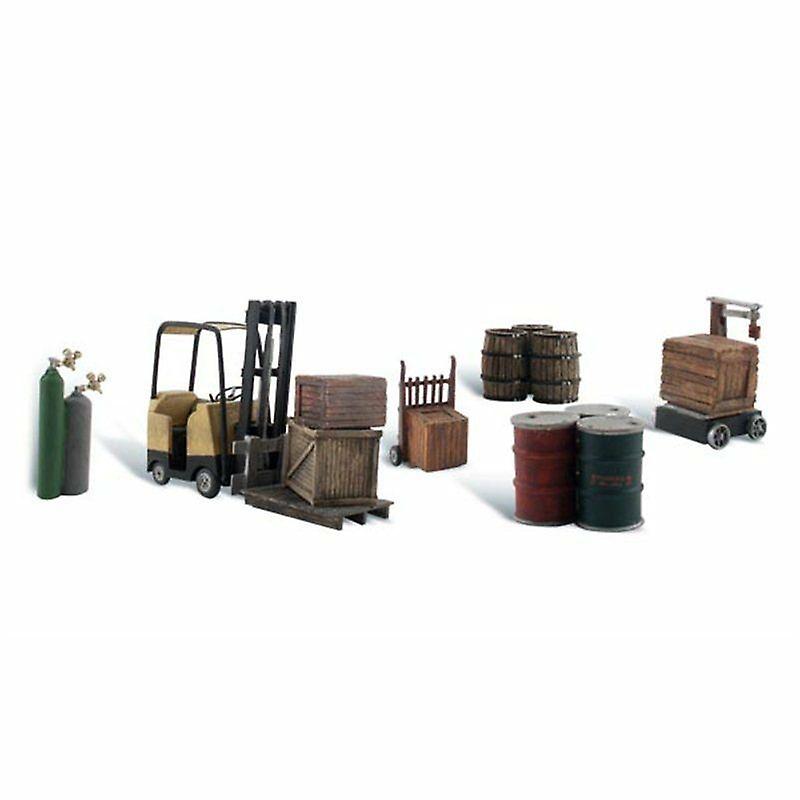 Woodland scenics WA1934 Loading Dock Details HO 1:87 (OO gauge compatible) Plastic Painted Figures [OO] Scale model