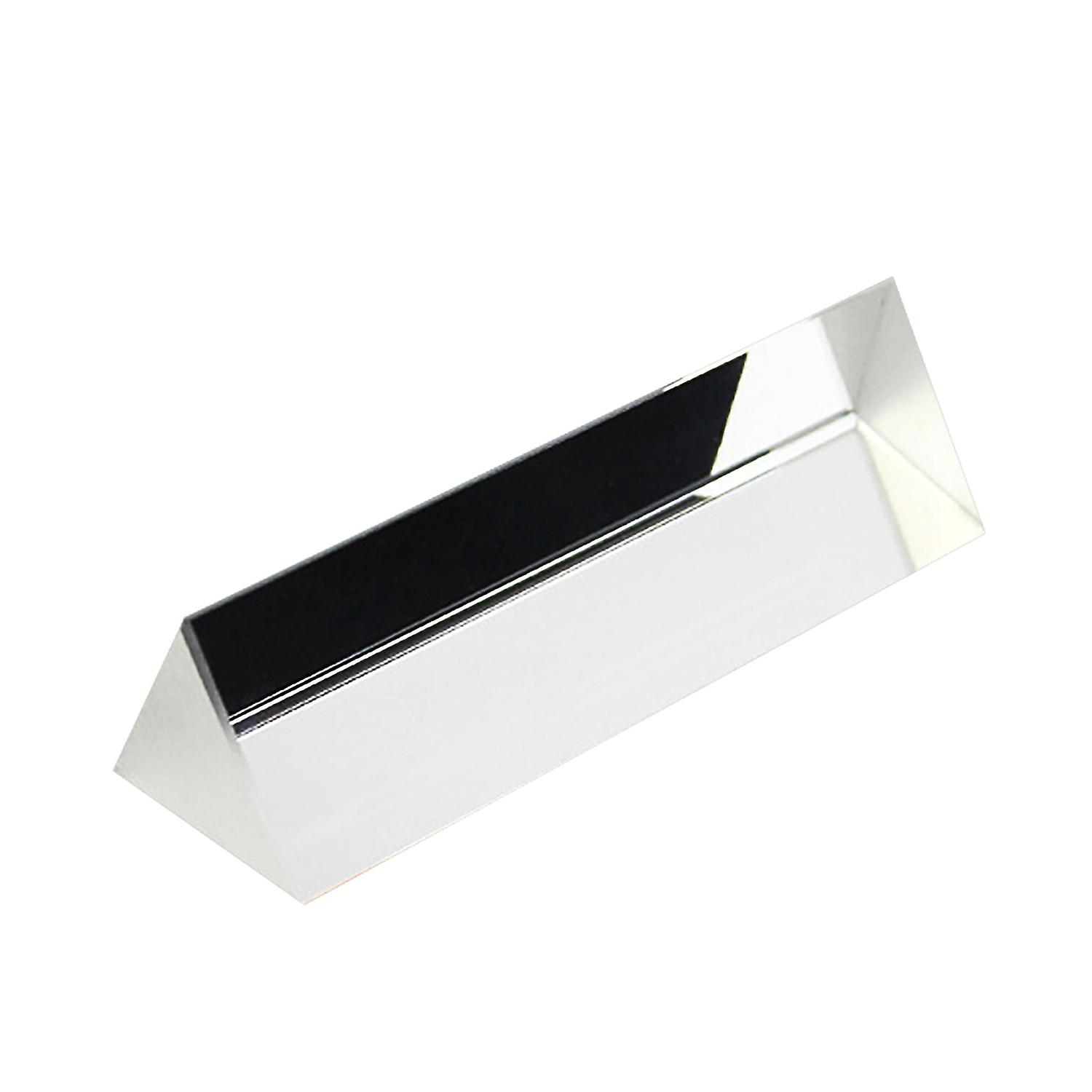 30mm Equilateral Prism Optical Glass Triangular Prism Triple Prism for Rainbow DIY Photography Teach