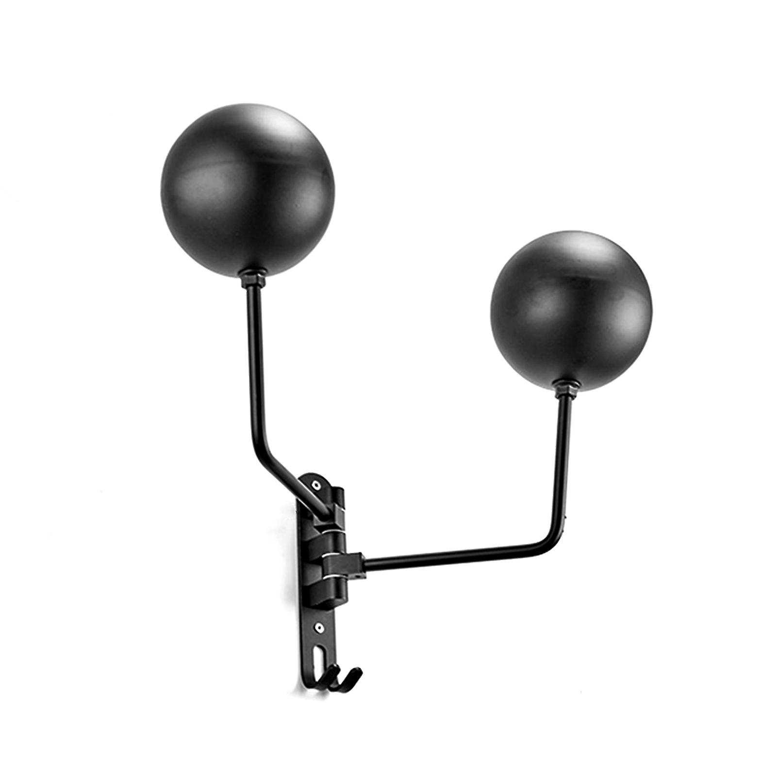 Double Round Ball Motorcycle Helmet Rack With Hooks