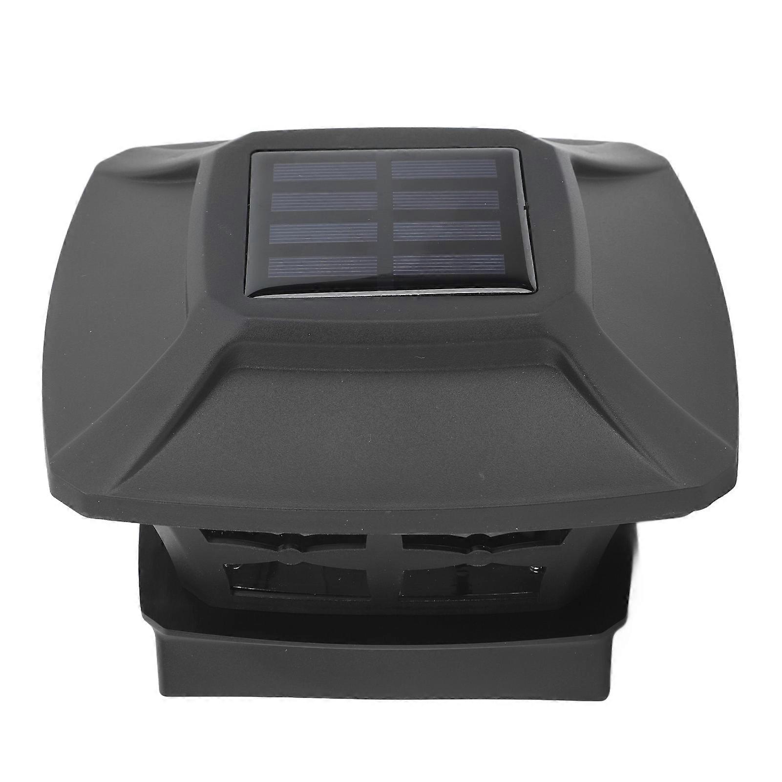 Solar Post Light 2 Color Modes Waterproof Decorative LED Fence Post Lamp for Courtyard Garden Corridor