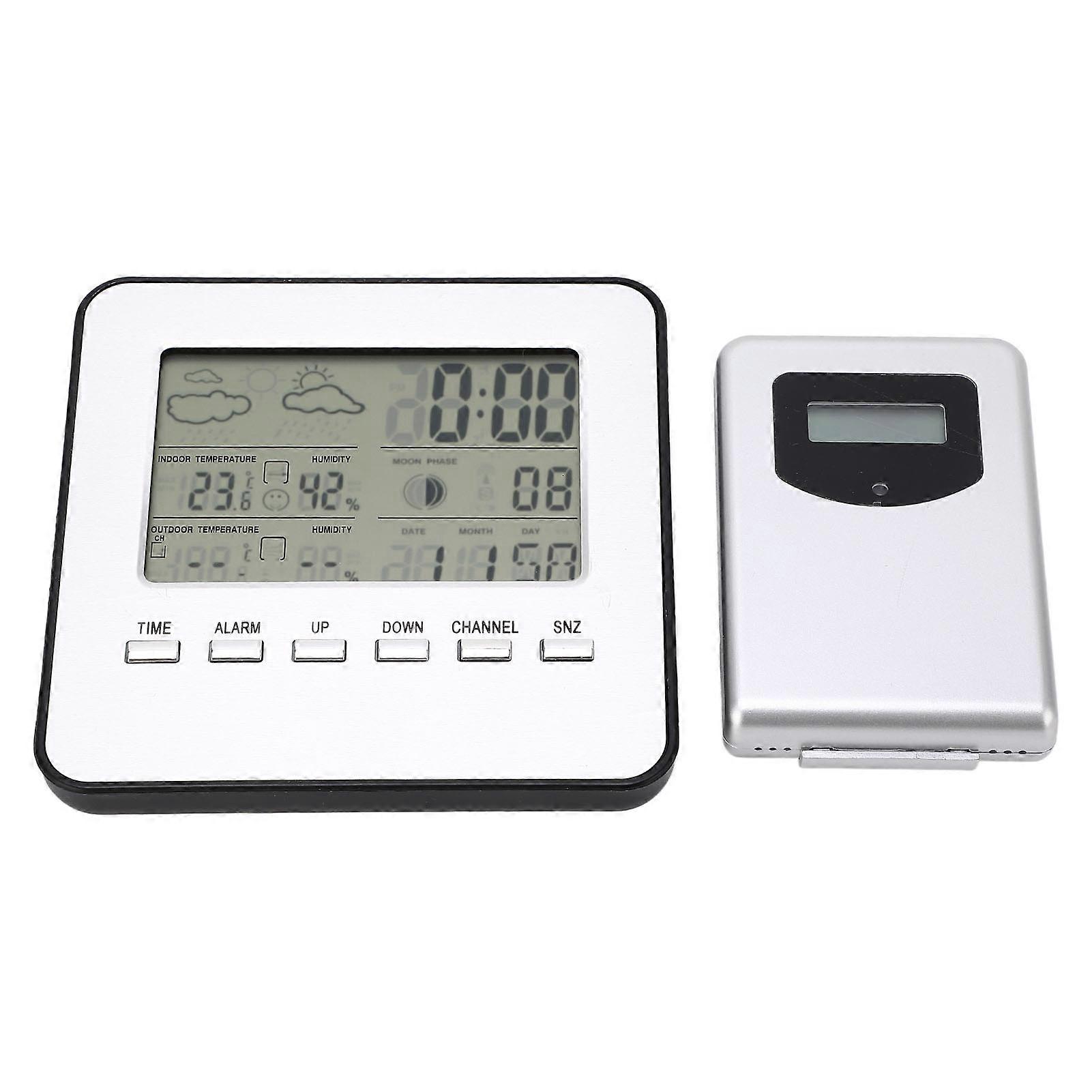 Wireless Temperature Humidity Meter 7 Languages Low Consumption Wall Mounted Thermo Hygrometer