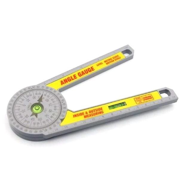 Plastic protractor protractor angle gauge DIY angle ruler woodworking bevel saw protractor