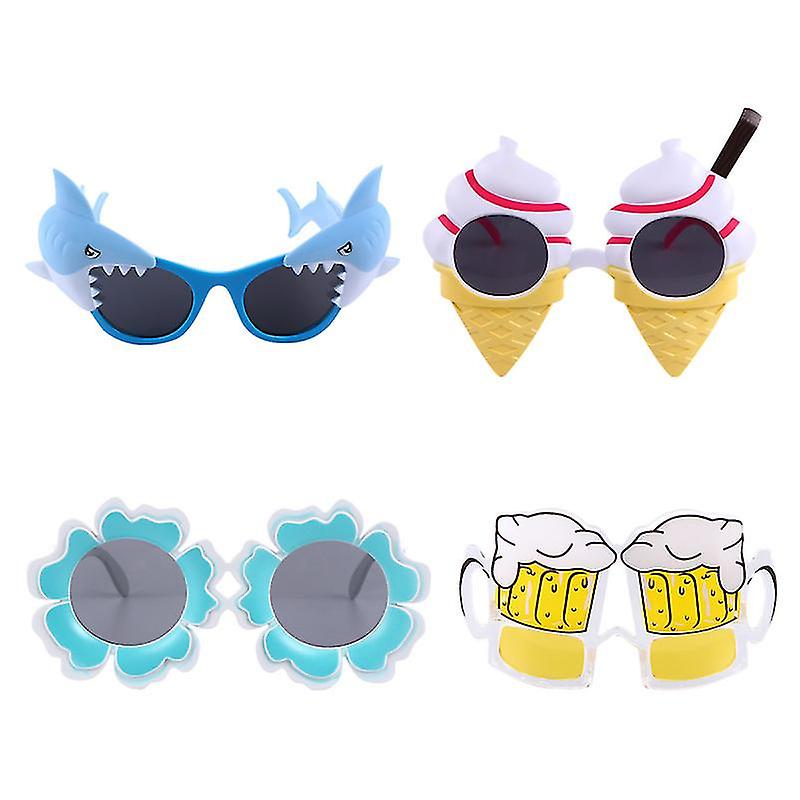 4pcs Glasses Frames Decor