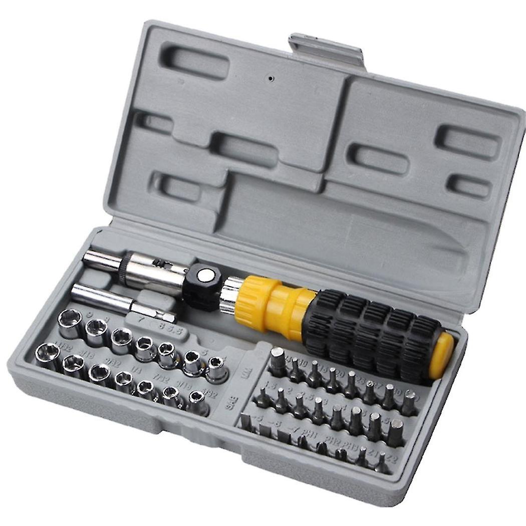 41-piece Multifunctional Screwdriver Set Tool Screwdriver Socket Wrench Combination Socket Wrench