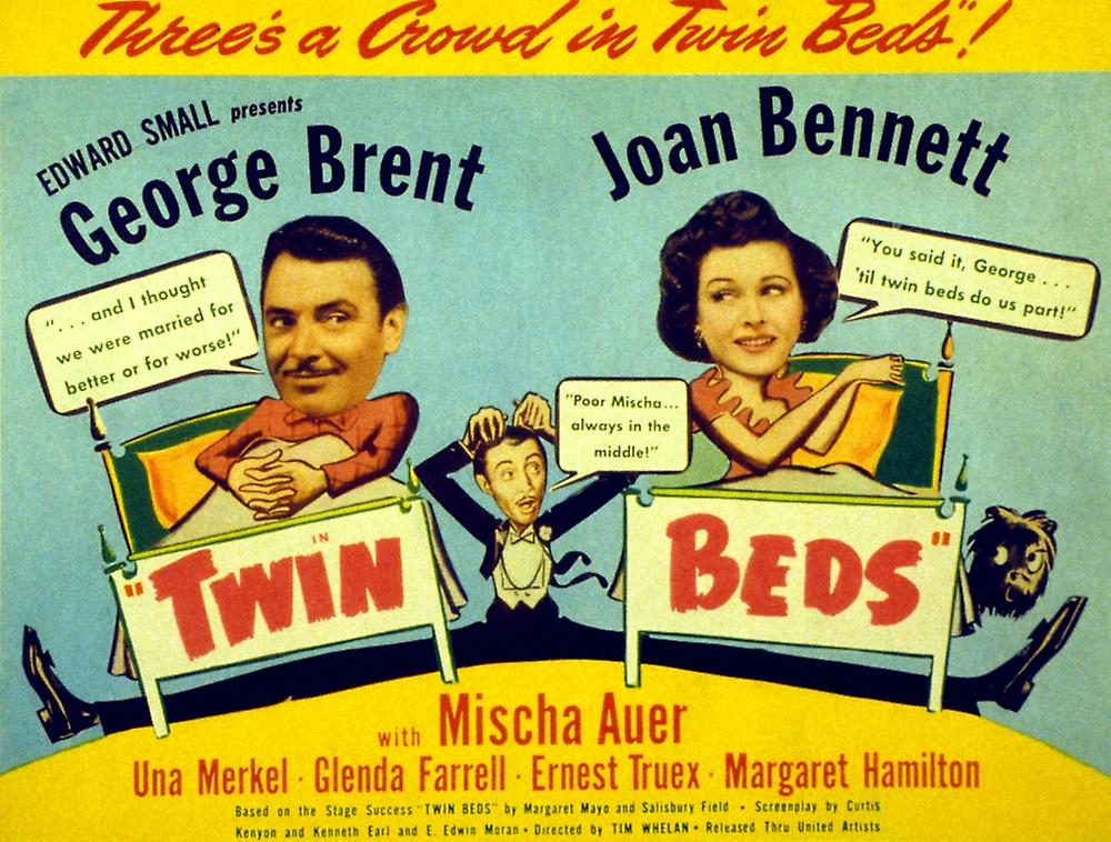 Twin Beds Poster