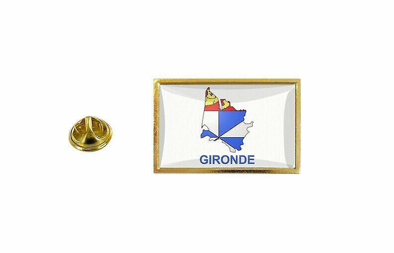 pine pine pine badge pine pin-apos;s flag country map department gironde