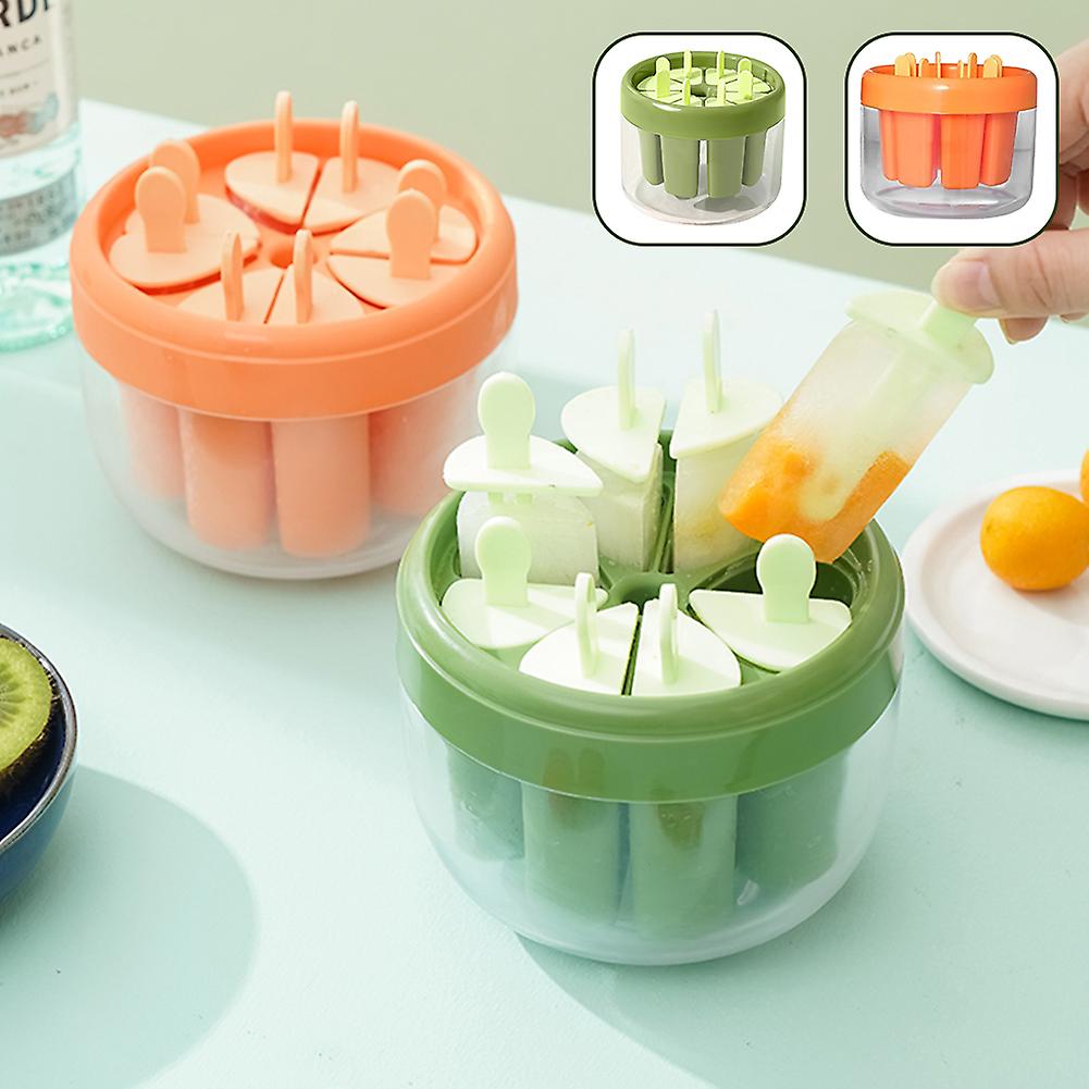 DIY 8 Grid Ice Popsicle Molds Reusable Ice Cream Making Template for Summer Dessert