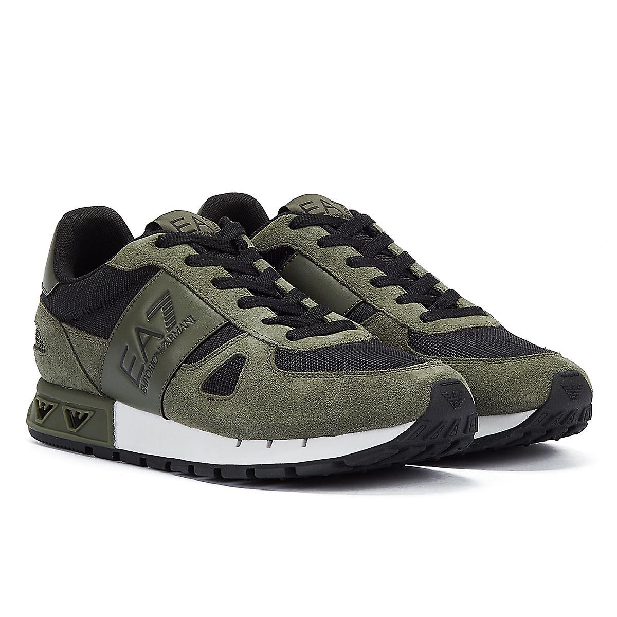 EA7 Legacy Men's Green Trainers